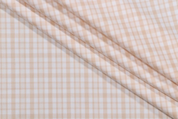 Thibaut Hatteras Check W86761 Woven Decorator Fabric in Beige