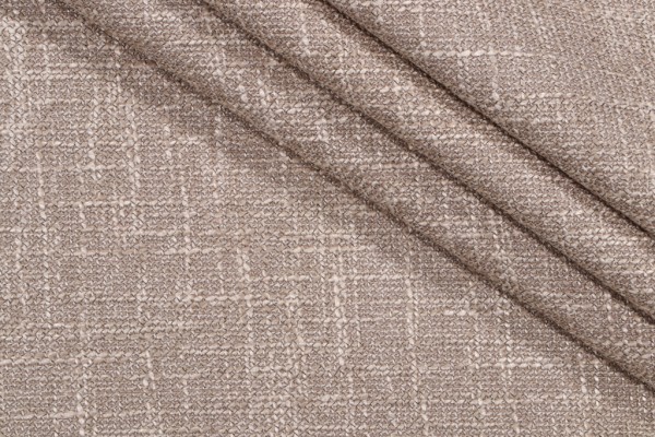 Merrimac Belle Woven Upholstery Fabric in Black Sand