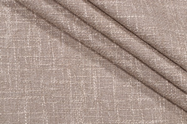 Merrimac Belle Woven Upholstery Fabric in Black Sand