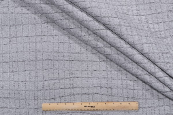 Merrimac M1027B Woven Chenille Upholstery Fabric in Silver