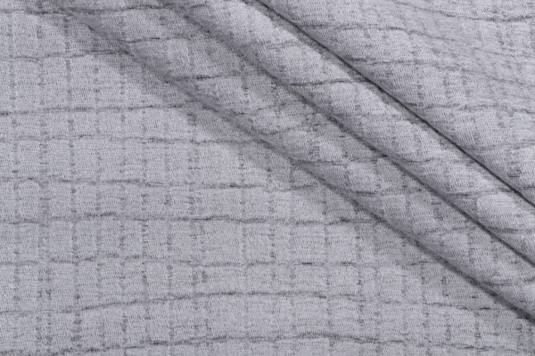 Merrimac M1027B Woven Chenille Upholstery Fabric in Silver