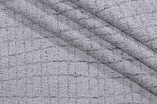 Merrimac M10267B Woven Chenille Upholstery Fabric in Silver