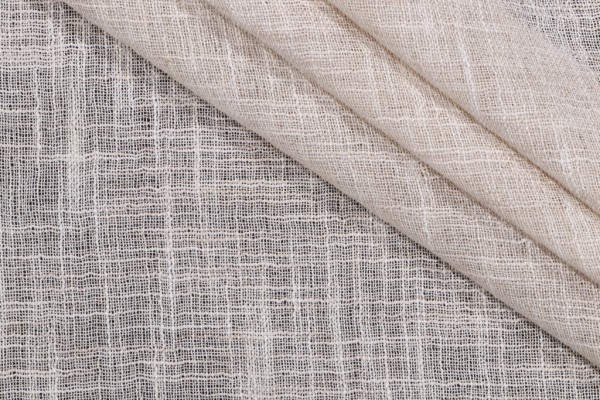 Venture Semi-Sheer Drapery Fabric in Dust