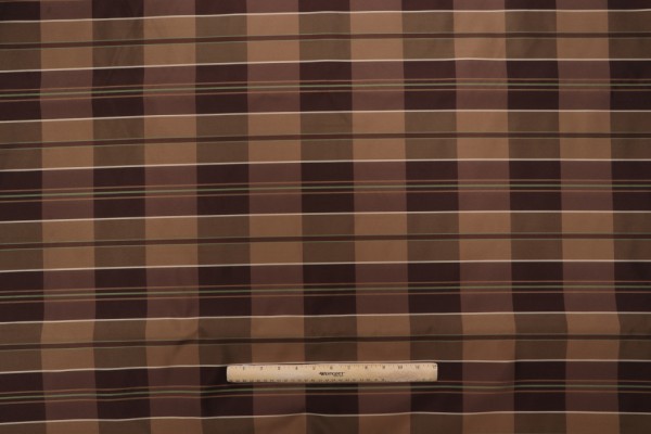 Click for 3.38 Yards Thibaut Randolf Plaid W91379 Woven Decorator Fabric in Brown and Gold Thibaut Randolf Plaid W91379 Woven Decorator Fabric in Brown and Gold