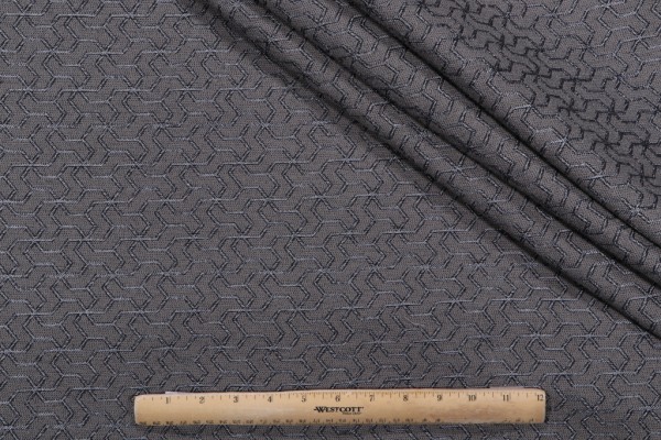 Merrimac M10400 Woven Chenille Upholstery Fabric in Gunmetal