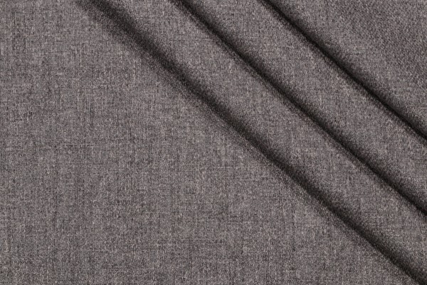 Merrimac Solid Woven Upholstery Fabric in Granite