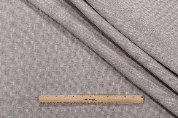1 Yard Crypton Silex High Performance Woven Chenille Upholstery Fabric in Flax