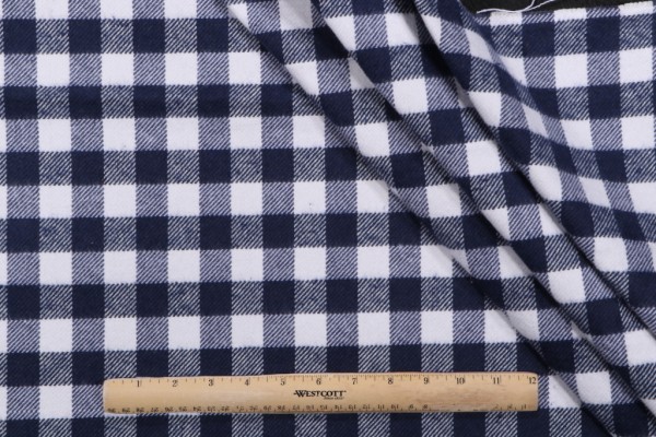 Vivian Woven Upholstery Fabric in Navy