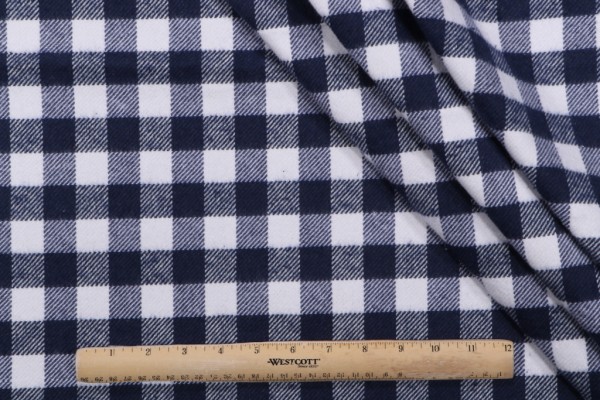 Vivian Woven Upholstery Fabric in Navy