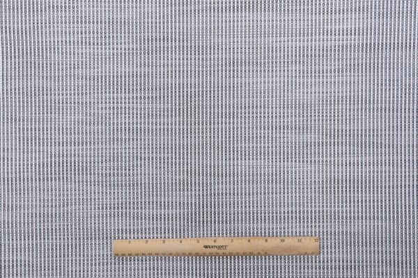 Phifertex Roma Cane Wicker Woven Vinyl Mesh Sling Chair Outdoor Fabric in Onyx 