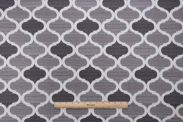 Bella Dura Infinity Woven Polyolefin Outdoor Fabric in Graphite