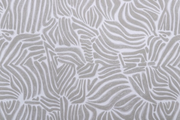 Premier Prints Sinharaja Printed Polyester Outdoor Fabric in Coconut