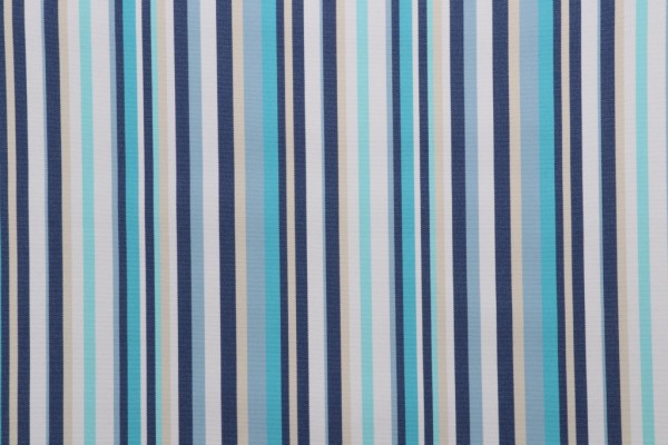 Click for 3.63 Yards Stripe Woven Outdoor Fabric in Pool Stripe Woven Outdoor Fabric in Pool