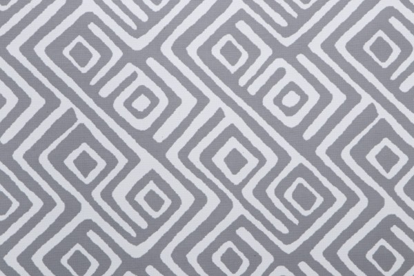 Elton Woven Polyester Outdoor Fabric in Grey