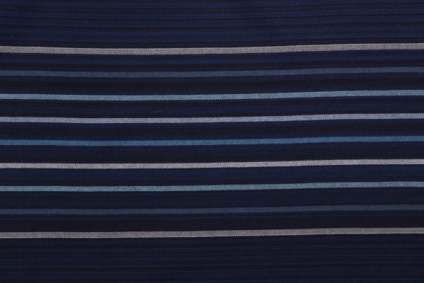 Stripe Woven Outdoor Fabric in Deep Sea