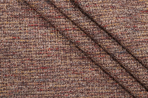 Sample of Hamilton Manning Woven Upholstery Fabric in Tobacco 