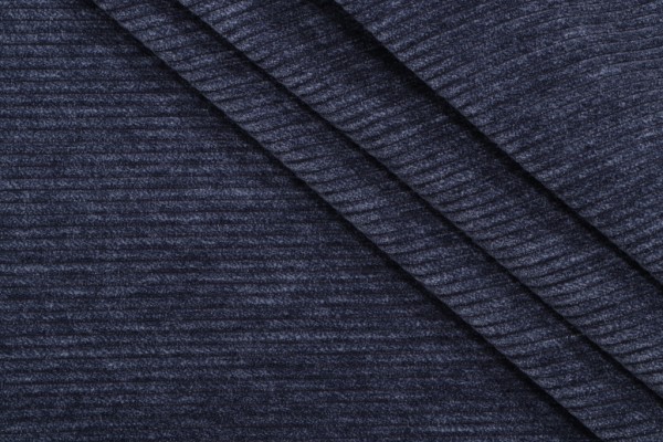 Crypton Minetta High Performance Woven Chenille Upholstery Fabric in Denim 