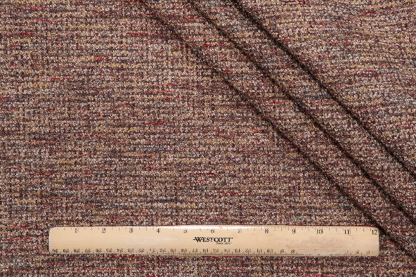 Sample of Hamilton Manning Woven Upholstery Fabric in Tobacco 