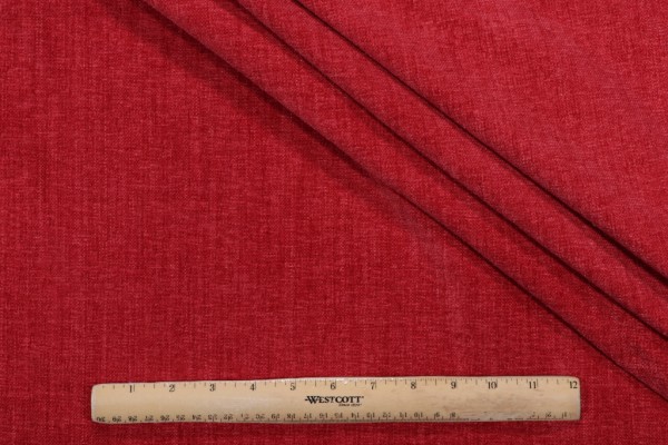 P Kaufmann Douglas Woven Chenille Upholstery Fabric in Fuchsia