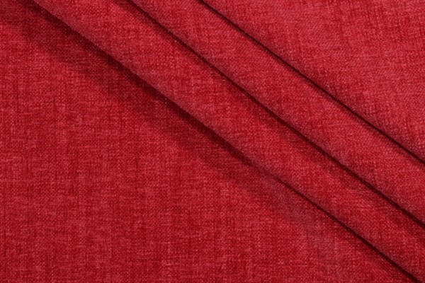 P Kaufmann Douglas Woven Chenille Upholstery Fabric in Fuchsia