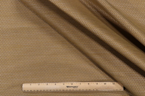 Reflector Woven Outdoor Fabric in Burnish Yellow 