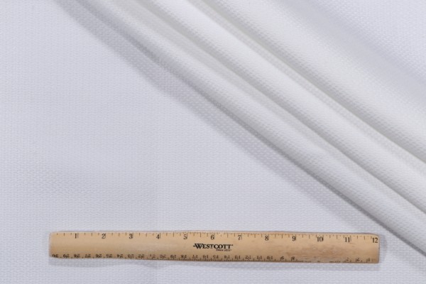 Icarus Woven Decorator Fabric in Optic White