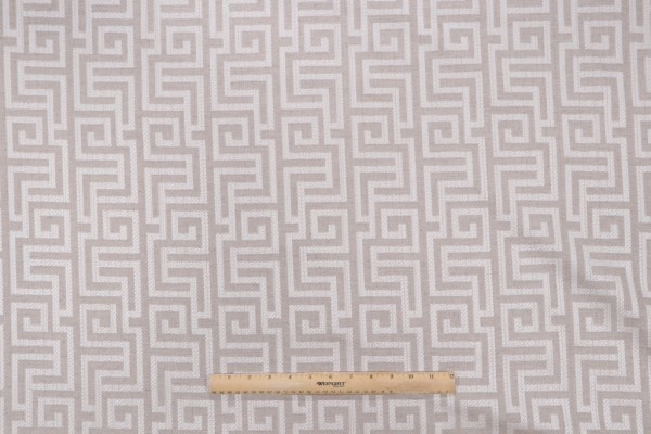 Meander Woven Upholstery Fabric in Natural
