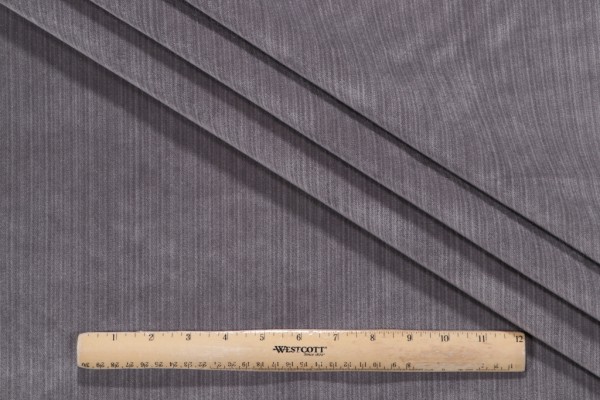 Striato Velvet Upholstery Fabric in Seal