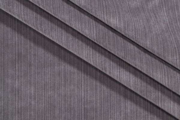 Striato Velvet Upholstery Fabric in Seal