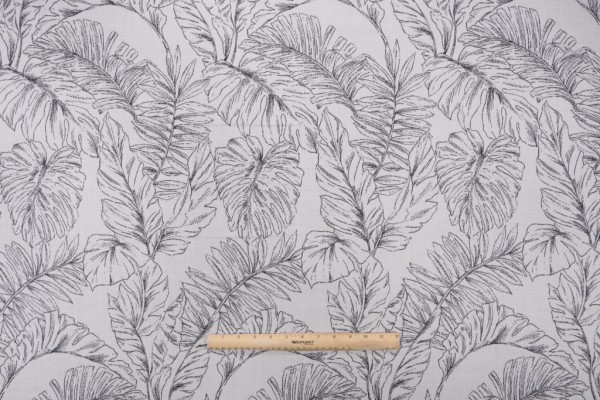 Sunbrella Calm 145854-0001 Woven Solution Dyed Acrylic Outdoor Fabric in Graphite 