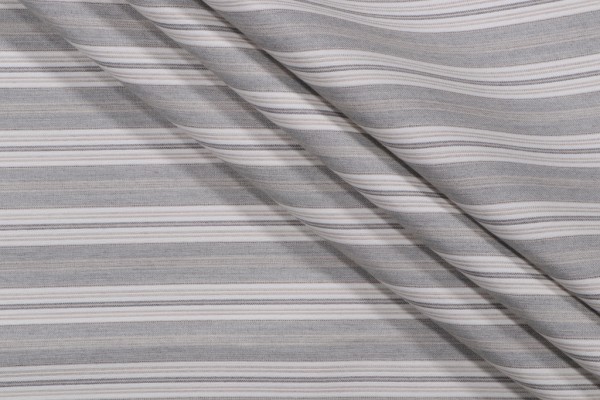 Kravet Hull Stripe 35827.11 Woven Outdoor Fabric in Stone CLOSEOUT