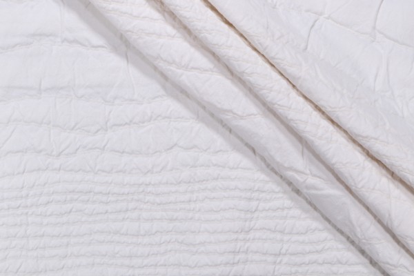 Shaw Matelasse Upholstery Fabric in Sugar