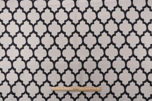 Bocce Woven Upholstery Fabric in Onyx