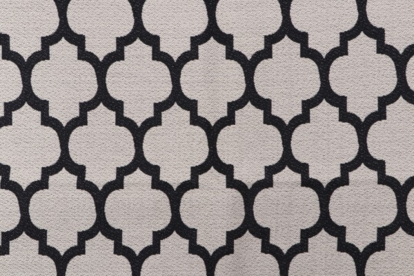 Bocce Woven Upholstery Fabric in Onyx