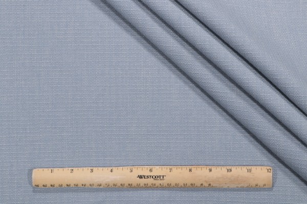 Solid Woven Upholstery Fabric in Bluestone