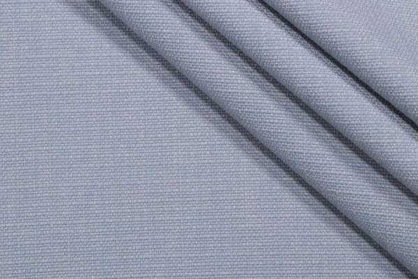 Solid Woven Upholstery Fabric in Bluestone