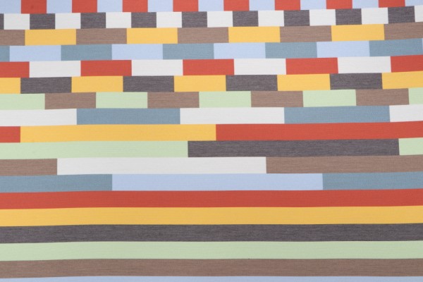 Click for 3.88 Yards Convertex Blocks Woven Outdoor Fabric in Jungle Gym Convertex Blocks Woven Outdoor Fabric in Jungle Gym