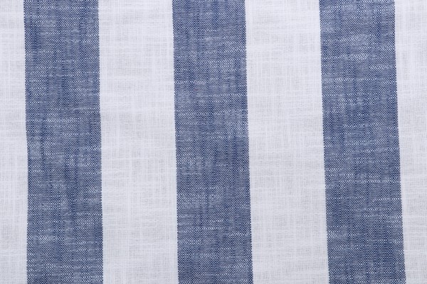 Stripe Woven Outdoor Fabric in Marine
