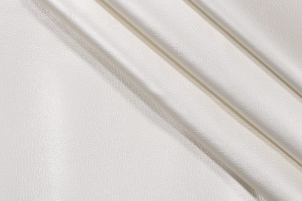 Stof France Ekokuir Brilliant Vinyl Upholstery Fabric in Naturel 