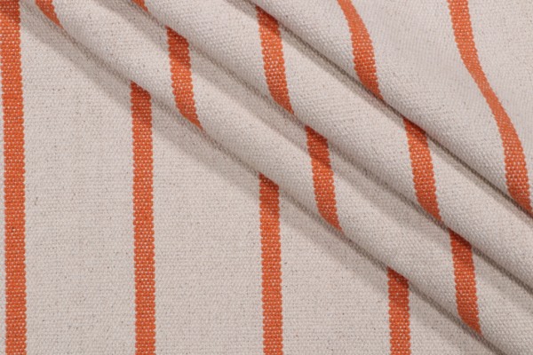 Stof France St. Trop Woven Upholstery Fabric in Corail 