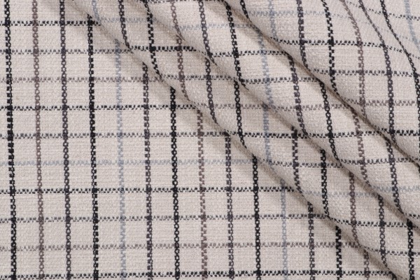 PK Lifestyles Keep In Check Woven Outdoor Fabric in Stone 