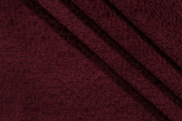 PK Lifestyles Pebblestone Performance Woven Chenille Upholstery Fabric in Aubergine 