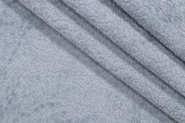 Sample of PK Lifestyles Pebblestone Performance Woven Chenille Upholstery Fabric in Sea Breeze 