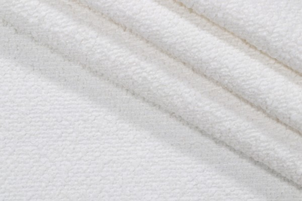 PK Lifestyles Amara Performance Plus Woven Upholstery Fabric in White 