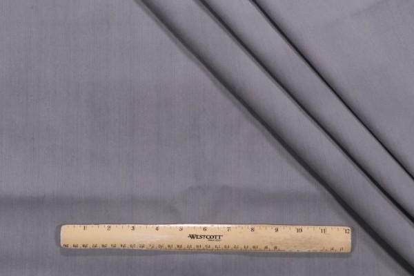 Strie Velveteen Decorator Fabric in Smoke