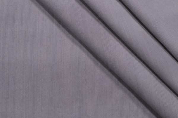 Strie Velveteen Decorator Fabric in Smoke