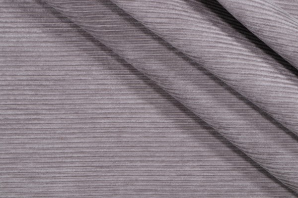 1 Yard Ridges Woven Corduroy Upholstery Fabric in Ash