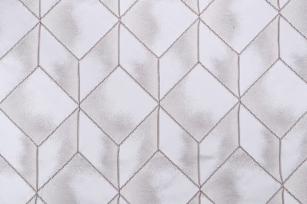 Click for 3.13 Yards Emmanuelle Woven Decorator Fabric in Platinum Emmanuelle Woven Decorator Fabric in Platinum