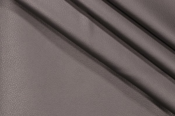 Stof France Ekokuir Brilliant Vinyl Upholstery Fabric in Souris 