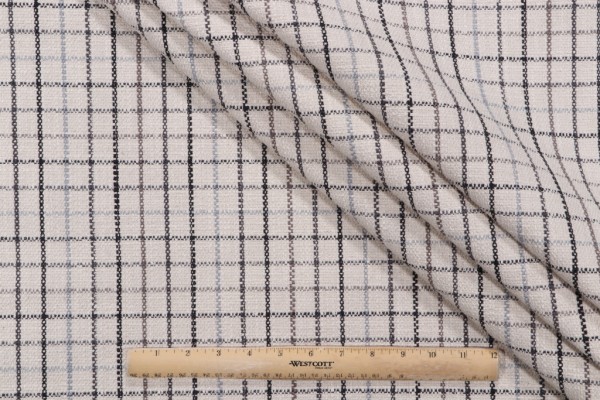 PK Lifestyles Keep In Check Woven Outdoor Fabric in Stone 